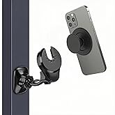 TDTOK Magnetic Gym Phone Holder for Popsocket, Strong Base Magnets Phone Holder Compatible for Popsocket, Support Gym Accessories Golf Cart and Any Metal Surface
