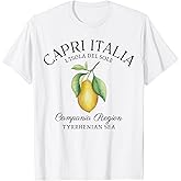 Amalfi Coast Italy Sorrento Capri Lemons Southern T-Shirt
