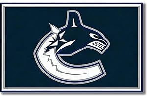 Canucks Indoor Doormat, Rubber Backing Door Mat, Absorbent Resist Dirt Entrance Floor Mats, Hockey Teams Door Mats for Party 