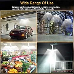 4 Pack LED Garage Lights, 6000 Lumens Garage