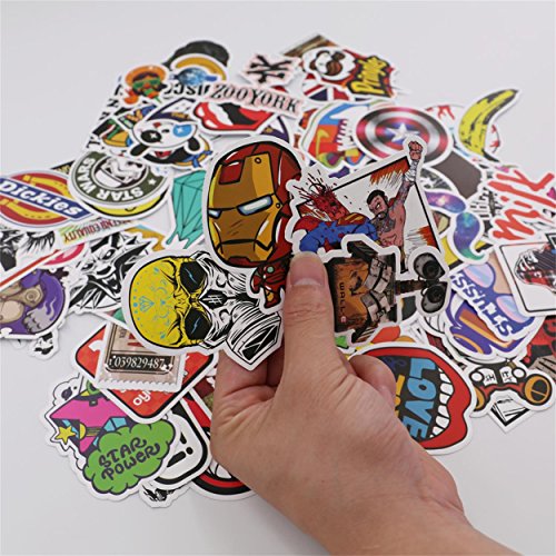 image for UTSAUTO Pack of 100 pcs Personalize Laptop Skin Decals and Stickers fo
