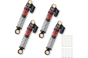 FEDCO FCX24 Shocks 47MM Oil-Filled Shocks Absorber With Springs For FMS FCX24 FCX18 Upgrades 1/24 1/18 RC Crawler