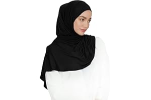 Lina & Lily Pre-sewn Instant Slip-on Modal Jersey Hijab Head Scarf Wrap for Muslim Women