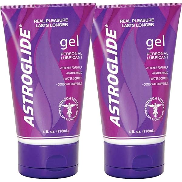 ASTROGLIDE LUBRICANT GEL, 4 FL OZ (PACK OF 2)