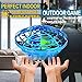 iGeeKid Mini Drones Hand Operated Drone Flying Toy Kids Easter Gifts for Boys Girls Age 4-14 Year Infrared Induction Helicopter Flying Ball with 360° Rotating LED Light Outdoor Sports Toy-Blue