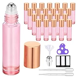 PrettyCare 24 Pack, 10 ml Essential Oil Roller