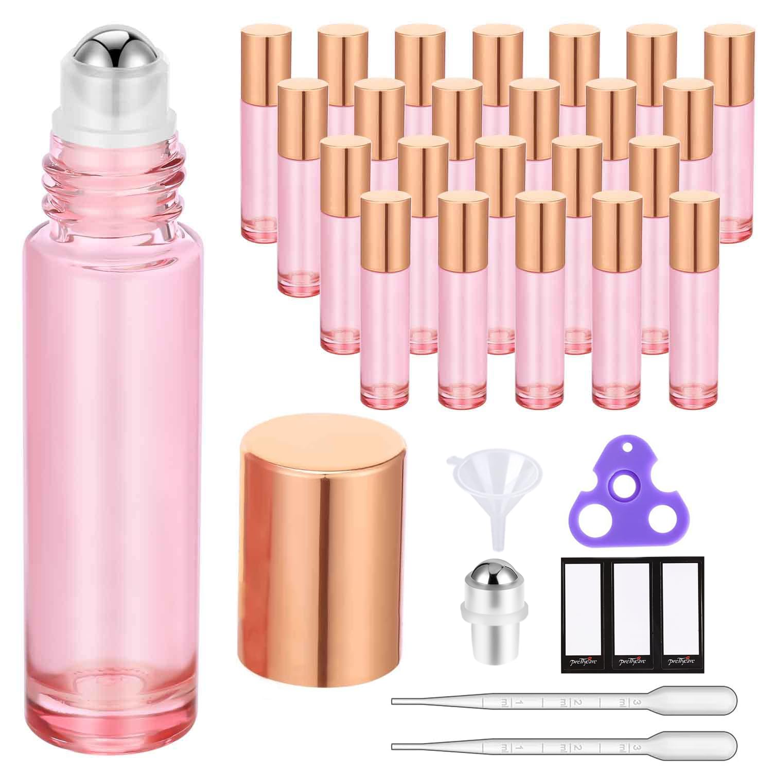 PrettyCare 24 Pack, 10 ml Essential Oil Roller