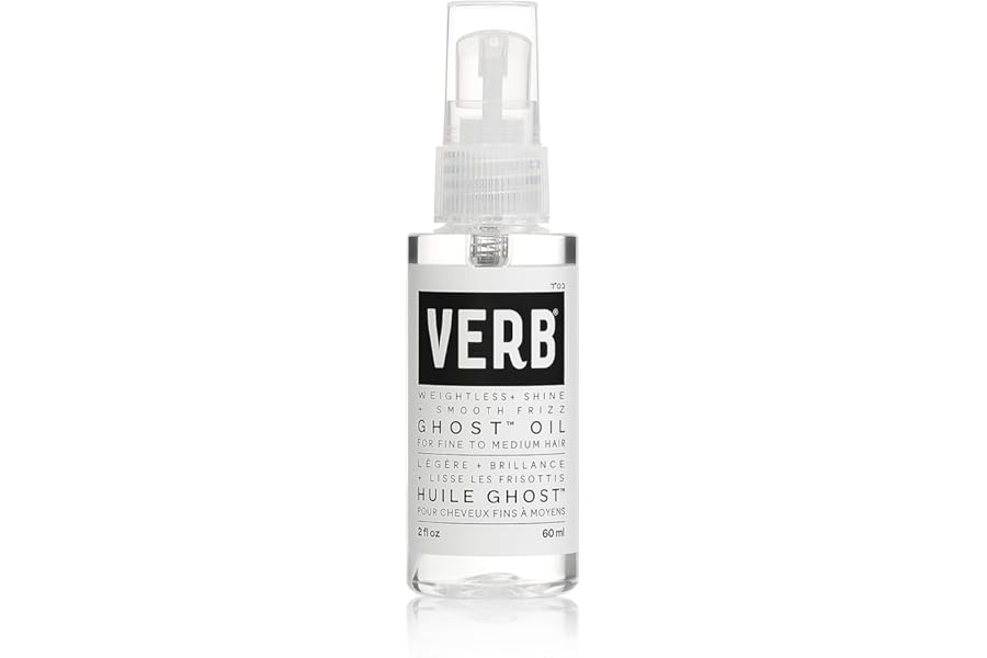 VERB Ghost Oil – Weightless Hair Oil for Fine to Medium Hair – Smooths Frizz, Adds Shine – No Parabens, Gluten or Harmful Sulfates
