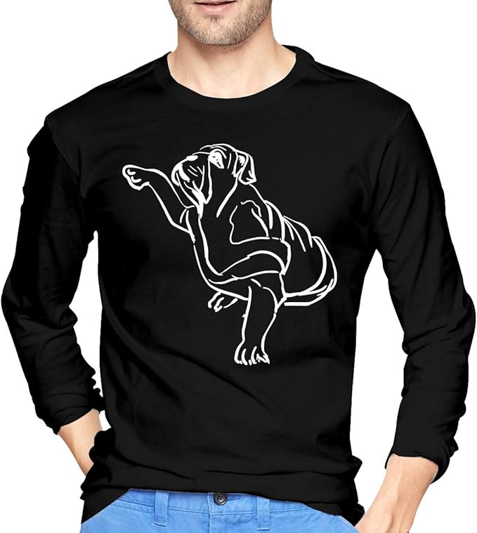 Amazon.com: Pitbull Men's Long Sleeve T-Shirt Cotton Shirts Sports T-Shirt: Clothing