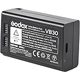 GODOX VB30 Lithium Battery Pack V1Pro V1 V100 AD100pro Round Head Flash V860III V850III Speedlight V1Pro Battery