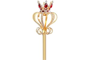 CiBiZi Fairy Princess Wands Queen King Scepter Wands Festival Wands for Pageant Role Play Wedding Halloween Prom