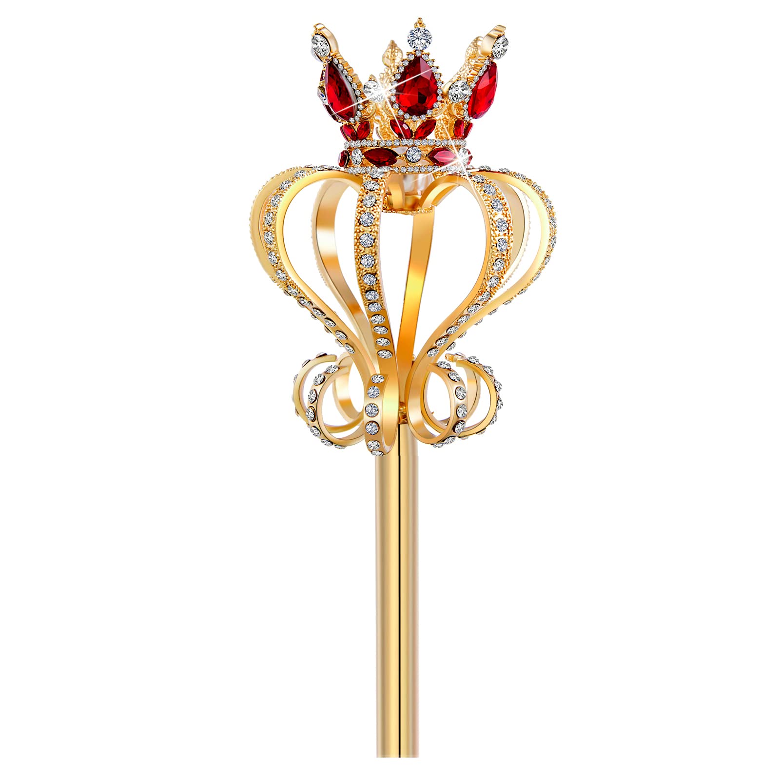 GlSAKE Queen King Costume Sceptre Princess Wand Fairy Wand Magic Wands Role Play Dress-up Party Prom Cosplay Sceptre For Adults — image 1