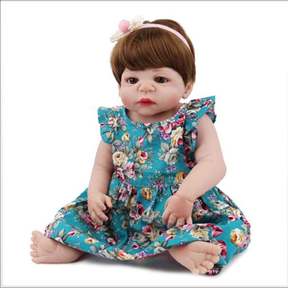 Prezzo Mr.LQ Reborn Doll Realistic Soft Silicone Vinyl Realistic Baby Doll 0-3 Giocattoli per Bambini,Color1,55cm Offerte