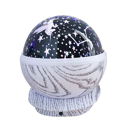 Estrellas Starry Sky Proyector LED Luna Lámpara de Noche Batería ...