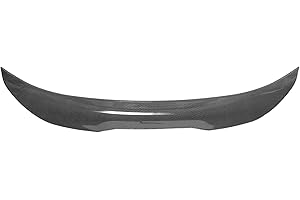 KHK Spoiler Compatible with F30, PSM Style Rear Spoiler, Carbon Fiber Look ABS Material Rear Wing Compatible with 2013-2018 BMW 3 Series F30 Sedan / F80 M3 Sedan