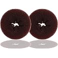 Hair Donut Bun Maker – 2 Stück, 11,4 Cm Durchmesser, Braun, Für Voluminöse Dutt-Frisuren