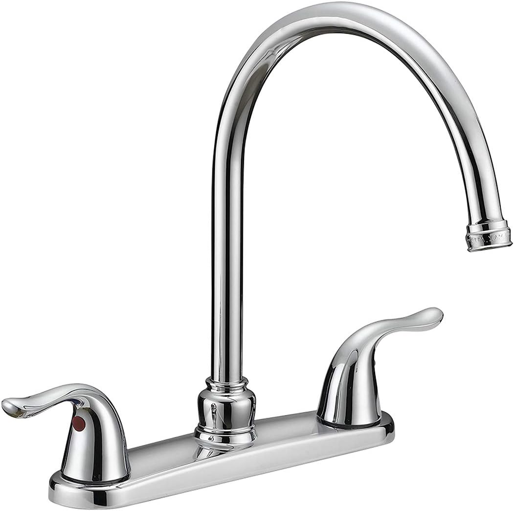 Ez Flo 10201 2 Handle Kitchen Faucet With Pull Out Side Sprayer