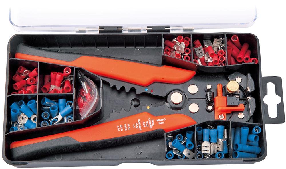 DURATOOL D03425 Automatic Wire Stripper & Crimp Set