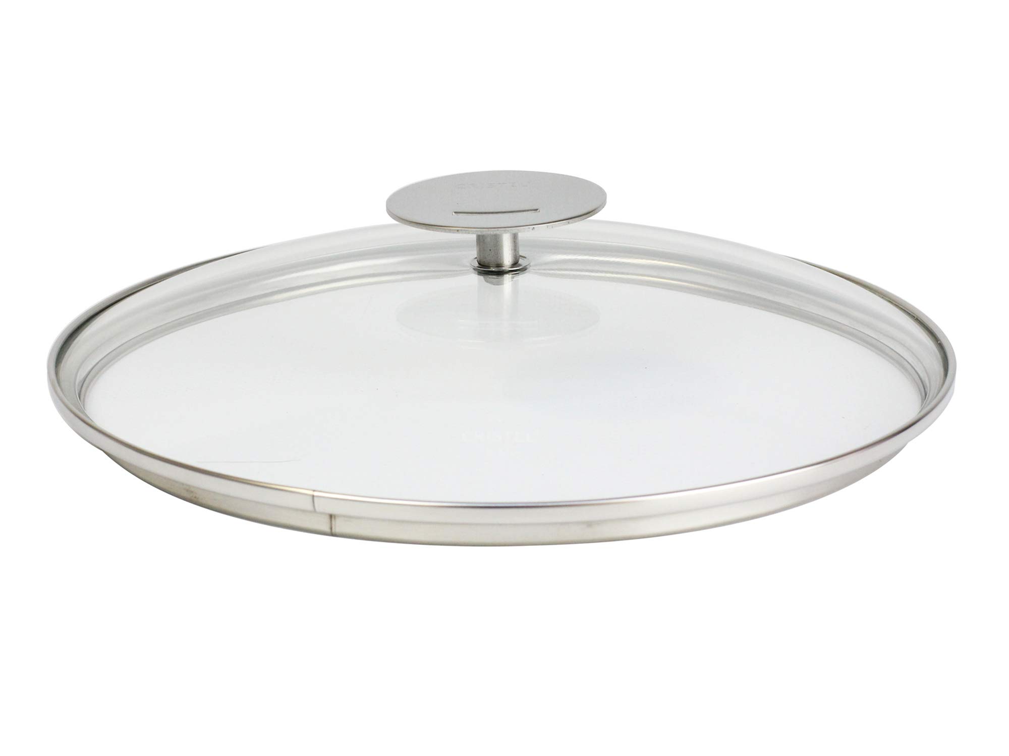 Cristel K28P Domed Glass Lid, 11", Silver