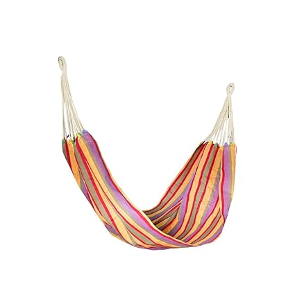 Slack Jack Brazilian SJ-BRAZH-S-REDStr Fabric Hammock (Multicolor)