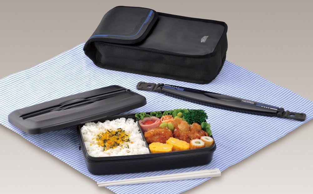 サーモス フレッシュランチボックス 1段式 800ml ブラック