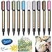 Metallic Marker Paint Pens - Beupro Metallic Color Painting Pens Art Marker Set of 10 Assorted Colors for Gift Card Making, DIY Photo Album, Rock Painting, Glass, Metal, Wood, Works on Most Surfaces