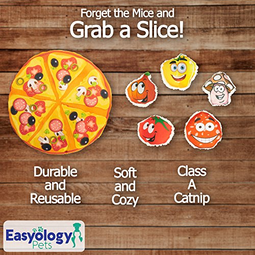 Easyology Cat Toys Interactive Pizza: The ONLY Cat Toy Served In a Pizza Box – Best Cat Toys and Fun Cat Teaser - Best Kitten Toys for gifts - Catnip Toys Cat Charmer Cat Toys for Cats - Thumbnail 5