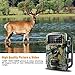 Trail Game Camera-ENKLOV Wildlife Hunting Camera with Infrared Night Vision,26pcs 940nm IR LEDs,2.4inch LCD Screen,IP66 Waterproof