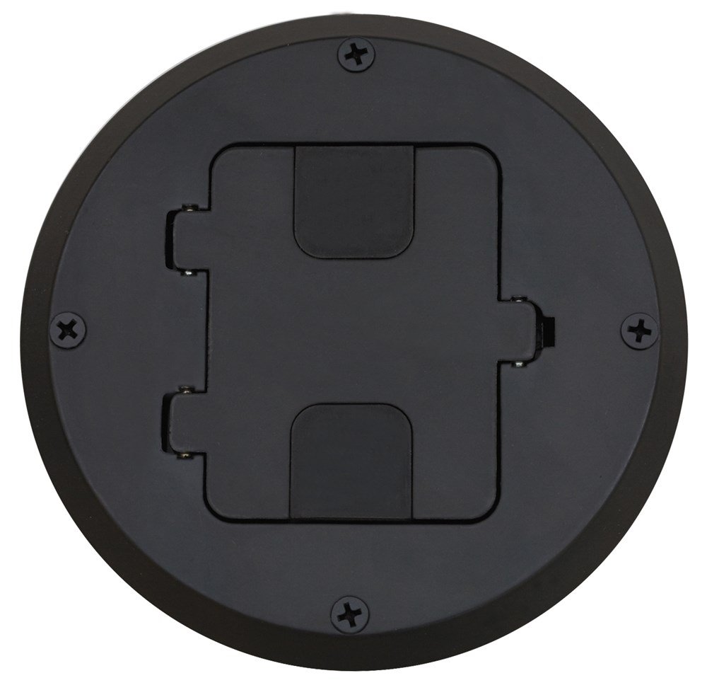 Photo 1 of Bryant Electric RF515BK Floor Box Kit, Black
