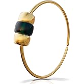 Tiny Gold Nose Ring - Handmade 14k Gold Nose Piercing with a 2mm Black Gem - Thin 24 Gauge 7mm Hoop - Comfortable Nose Piercings