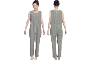 Siomlana Unisex Anti-Strip Adaptive Jumpsuit,Suitable for Seniors,Dementia Patient,Alzheimer’s Patients