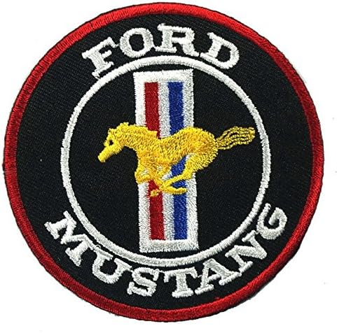 Ford Mustang Embroidered Iron on Patch