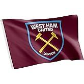 Desert Cactus West Ham United Flag Hammers Football Soccer 100% Polyester Indoor Outdoor 3x5 feet Banner (Flag A)