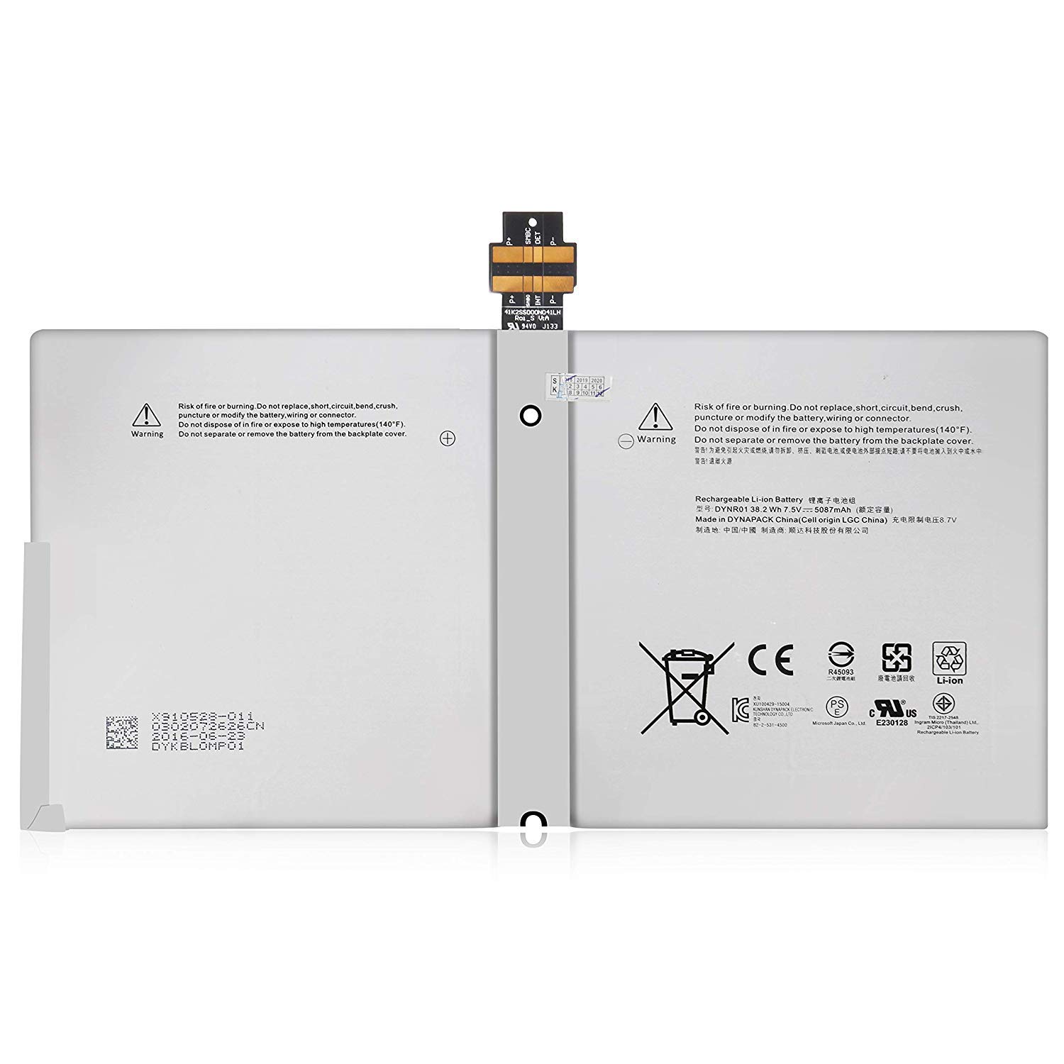 4 Pro Surface Microsoft for Replacement Battery Tablet DYNR01 G3HTA027H