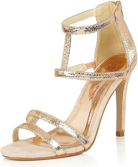 rose gold shoes and bag uk