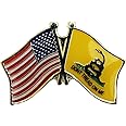 Flagline Gadsden (Dont Tread on Me) - Friendship Lapel Pin