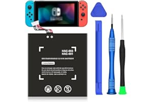 HAC-003 Battery, 4800mAh Replacement Battery for Nintendo Switch 2017 Game Console HAC-001 HAC-A-BPHAT-C0 HAC-S-JP Internal B