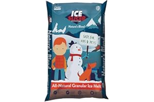 Redmond Ice Slicer - Ice Melt Salt, Kid & Pet Safe Deicer, All-Natural Granular Ice Melt (25 LB)