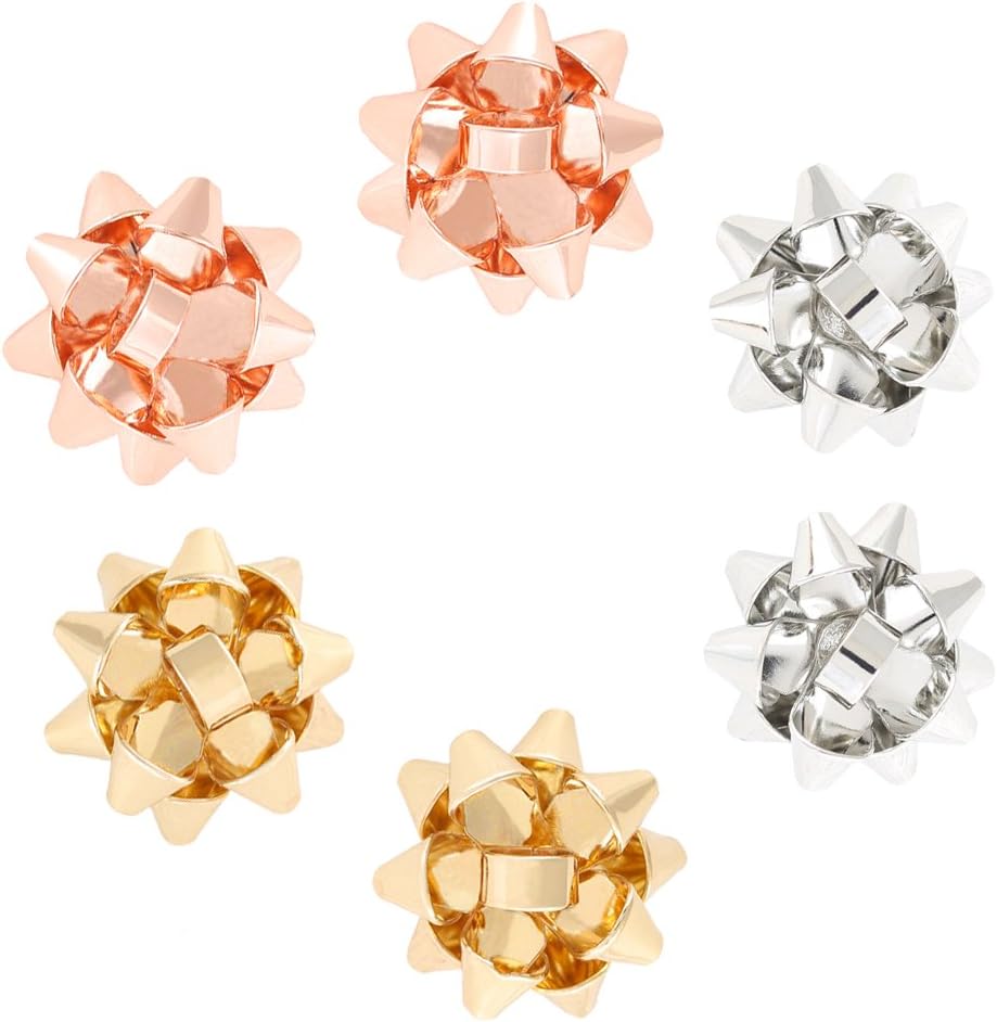 3 Pairs Christmas Bow Earring Studs Holiday Jewelry Girls Earrings