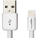 AmazonBasics Apple Certified Lightning to USB Cable - 0.9 m (3 ft) - White