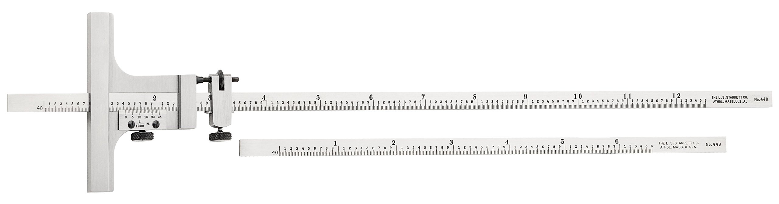 Starrett 448Z-612 Vernier Depth Gauge