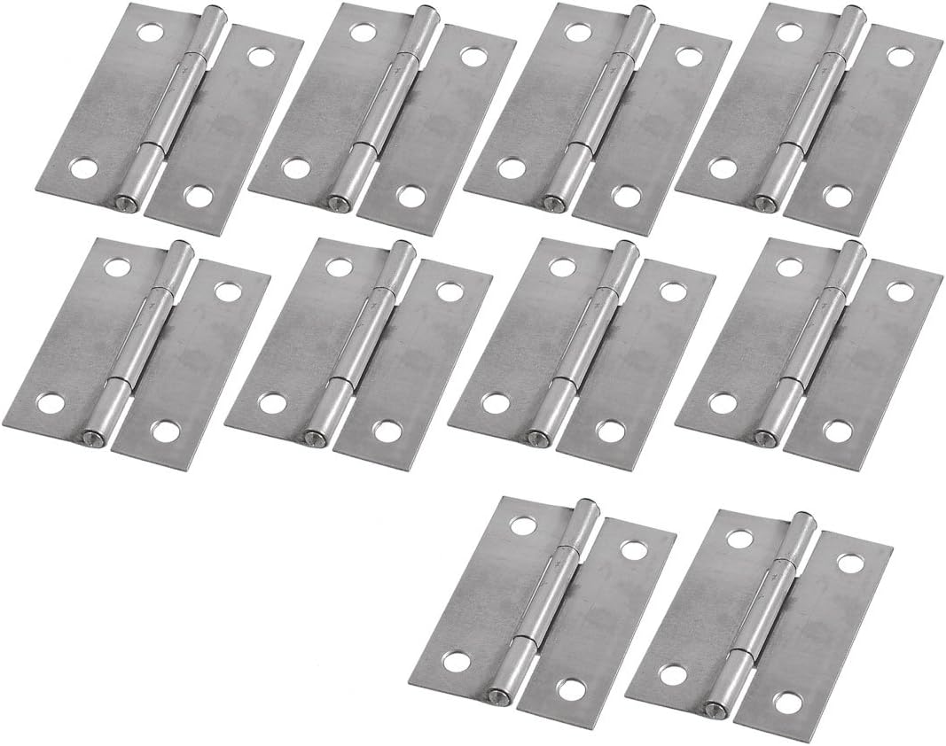 10 PCS 300 Grad drehbar grau Metall Schrank Schublade Hintern Scharnier