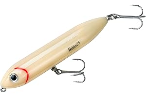Heddon Super Spook Topwater Fishing Lure for Saltwater and Freshwater, Bone, Jr (1/2 oz)