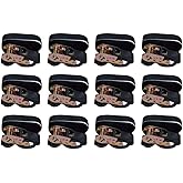 Amazon Basics 1" x 15ft Ratchet Tie Downs, 500 lbs Load Cap, 1500 lbs Break Strength, Black, 12-Pack