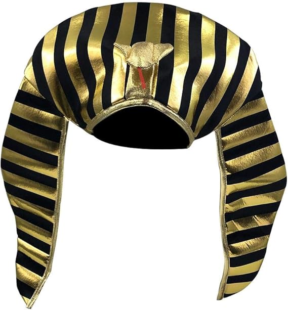 Adminitto88 Adults Egyptian Pharaoh Hat Cleopatra Ancient Cobra Queen