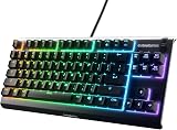 SteelSeries Apex 3 TKL Gaming Keyboard Tenkeyless RGB IP32 Black view 1