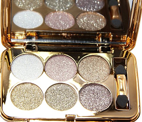 TF-Duan Makeup Glitter Eyeshadow Palette 6 Colors Cosmetics Shimmer Eye Shadow Pallete