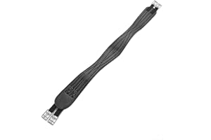 Horse Girth English Chafeless Girth Stainless Steel Buckle PU Leather Anti Slip Contoured Curved Girth for Training Competiti