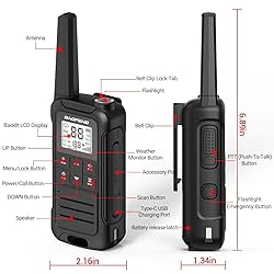 Walkie Talkies Long Range Rechargeable Walkie