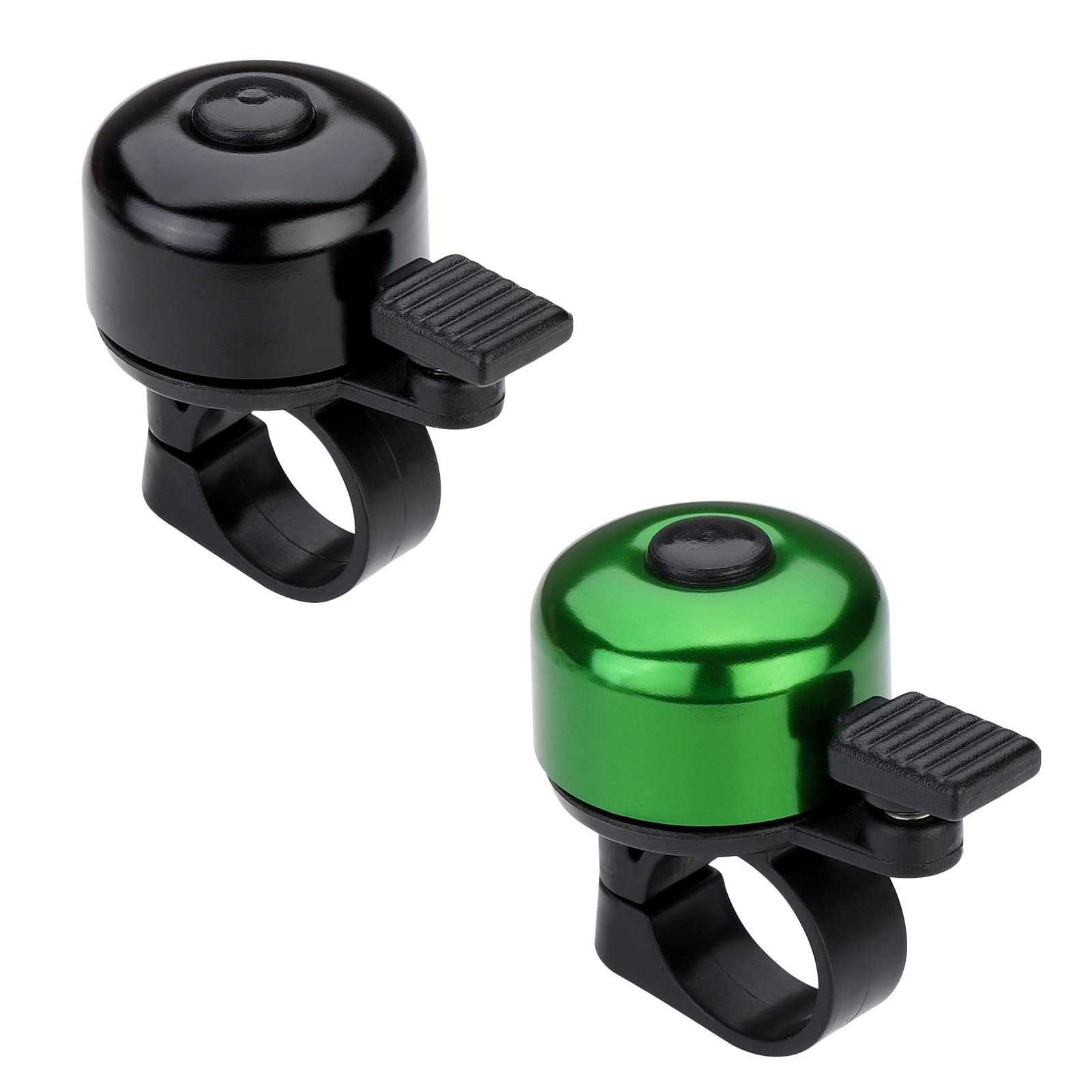 Photo 1 of Paliston Bike Bell Bicycle Bell Crisp Sound for Adults Kids Boys Girls Black & Green